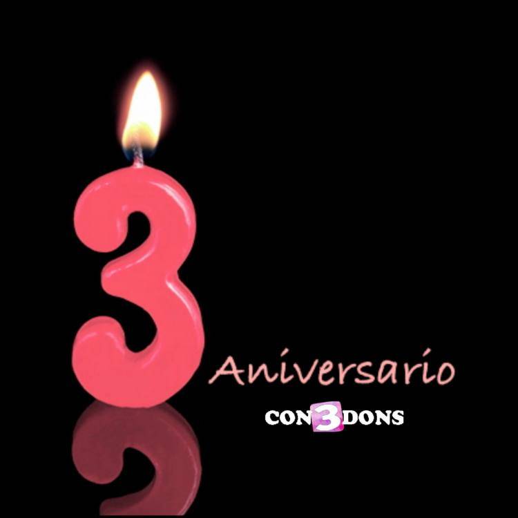 Ya esta ahí, nuestro 3º Aniversario