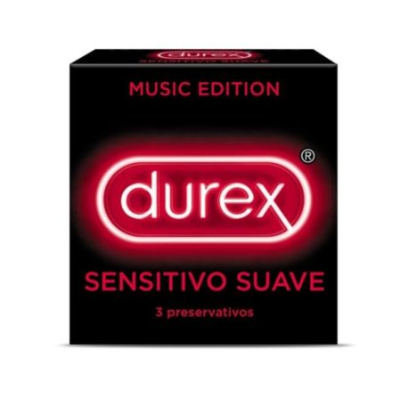 Durex Sensitivo suave, caja 3 condones