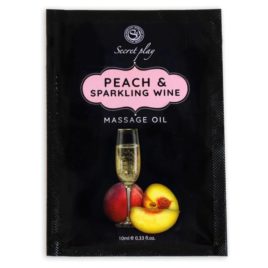 SECRET PLAY ACEITE DE MASAJE MELOCOTÓN Y CAVA – 10ML