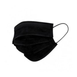 Pack 50 Mascarillas Negras Higiénicas Protectoras Desechables – BFE>95% – 3 Capas