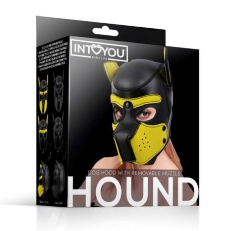 6-hound-mascara-de-perro-de-neopreno-con-hocico-extraible-negro-y-amarillo-talla-l