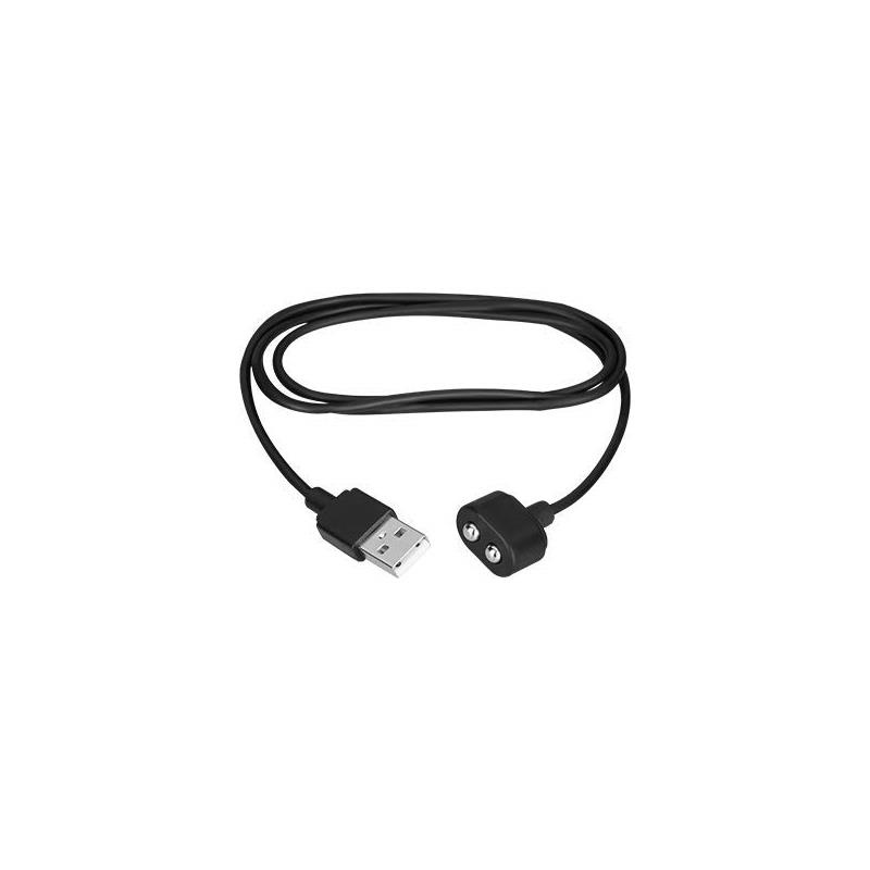 Cable de carga USB magnético de repuesto compatible con Satisfyer Penguin  Air (paquete de 2 unidades, blanco + blanco)