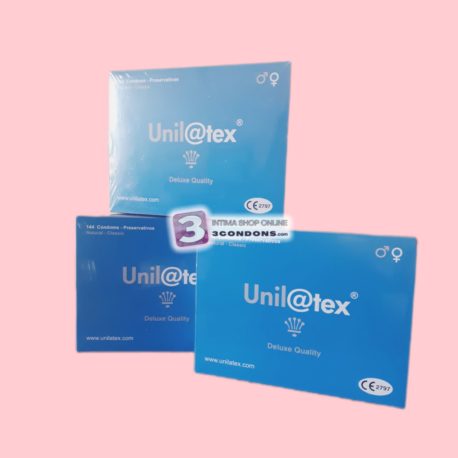 3 Cajas de unilatex natural 144 unidades – 3condons