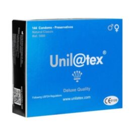 Caja de preservativos Unilatex Natural de látex natural 144 unidades`