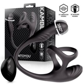 Kamber Plug Anal Vibración y Waving 360º y Estimulador Testículos