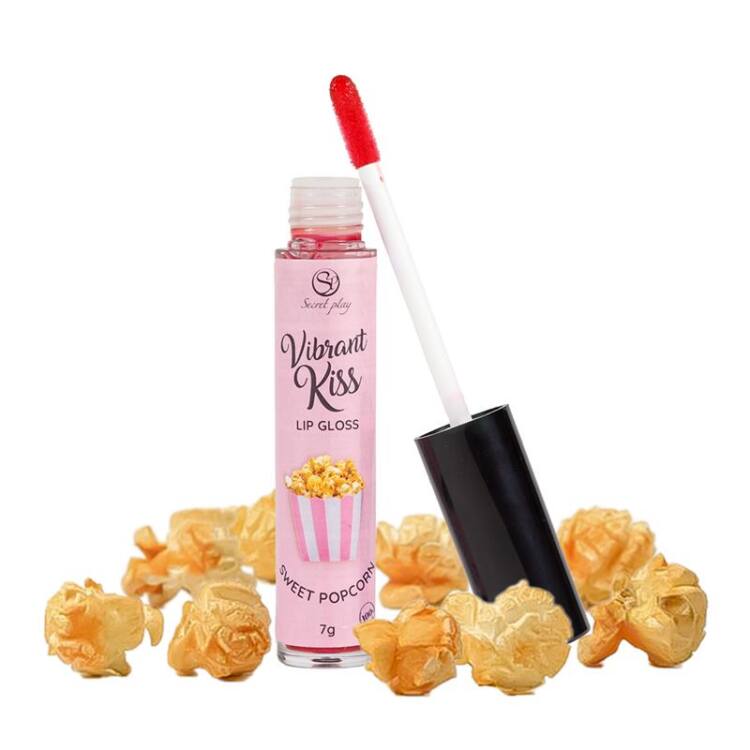 Lip Gloss Vibrant Kiss Sabor Palomitas Dulces 7gr