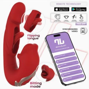 Mouty Vibrador Función Mordisqueo y Flipping con App