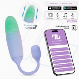 NexEgg Motion Huevo Vibrador con Thrusting App Lila/Pistacho