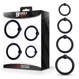 Set de 4 Anillos para el Pene Silicona